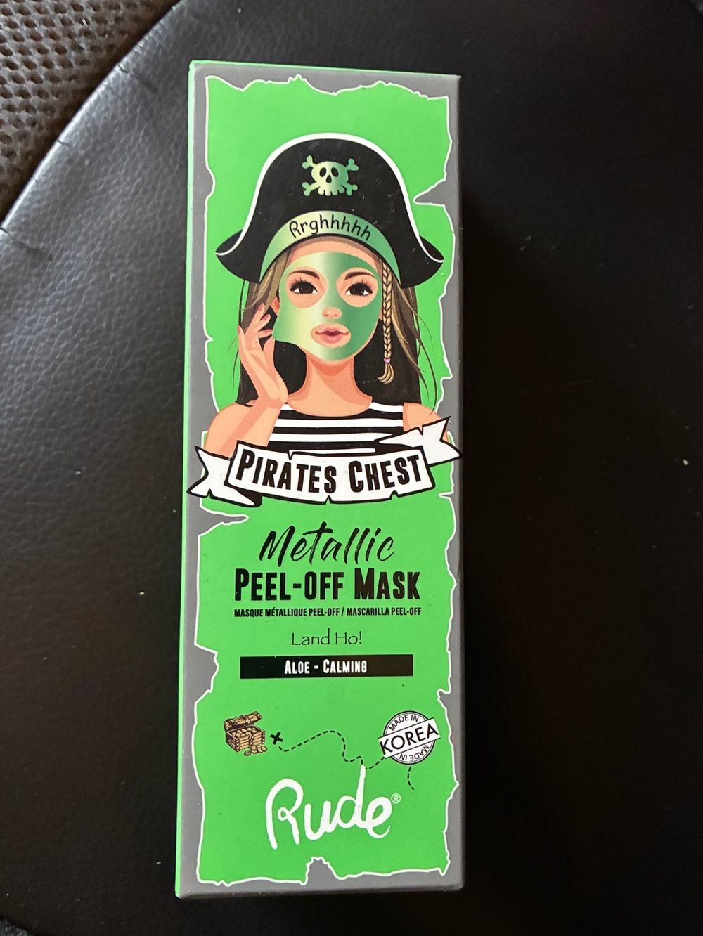RUDE Cosmetics Pirates Chest Peel-Off Mask - Green